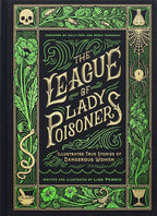 Book cover of 'The League of Lady Poisoners' with decorative green and black design.