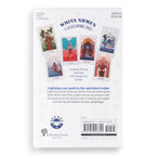 White Numen Tarot card packaging with colorful illustrations on a white background