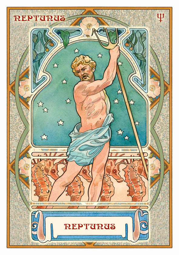 Artistic depiction of a figure labeled 'Repturus' with decorative elements and text.