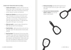 Instructions for a witch bottle spell with black bottles on a white background