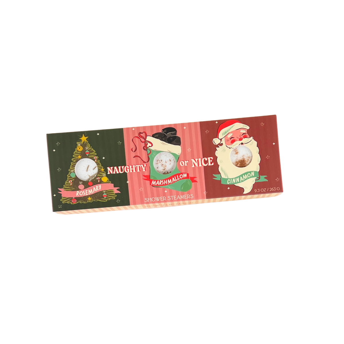 Naughty or Nice Limited Edition Shower Steamer Set
