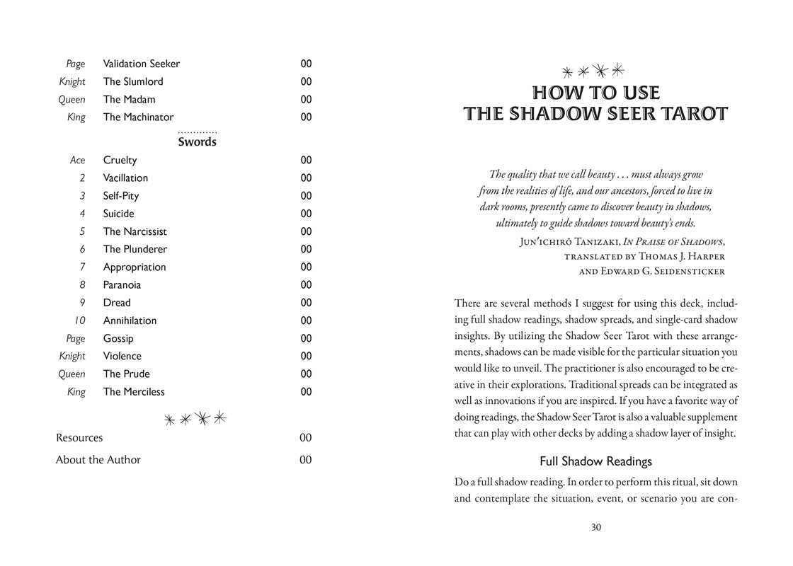 Shadow Seer Tarot by Maja D'Aoust: Flashcards; 256 pages / English