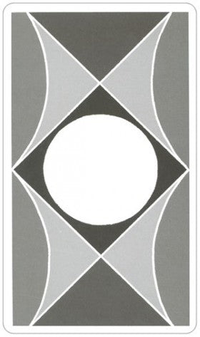 Geometric design with concentric circles on a gray background