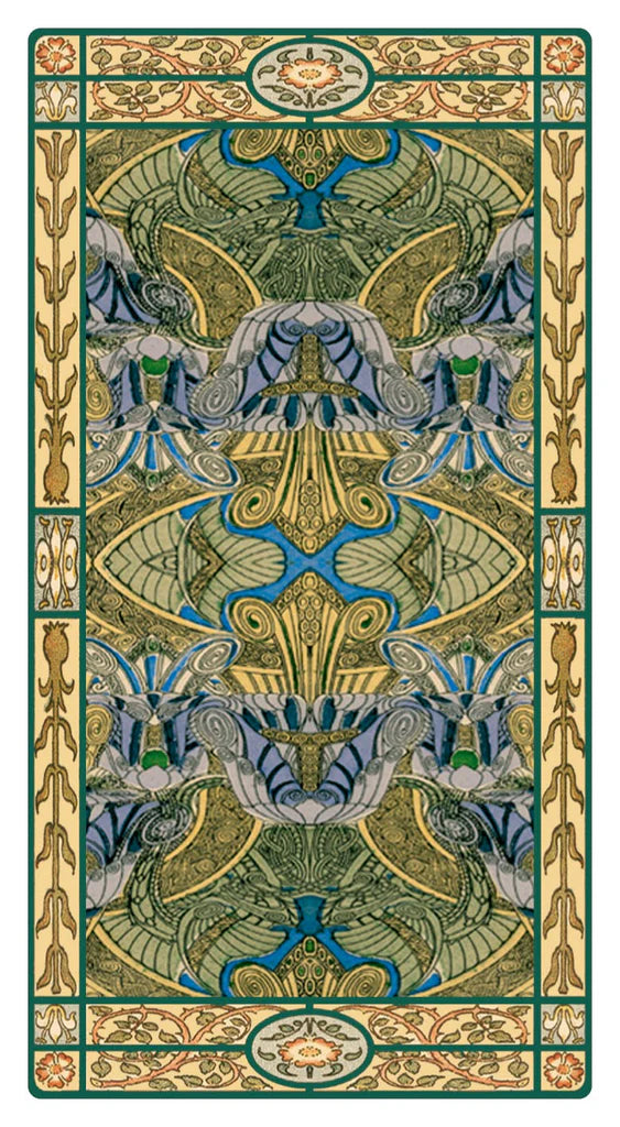 Decorative card with intricate patterns and colors