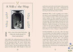 Page from a book about 'Will-o'-the-Wisp' with text and illustrations.