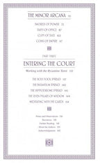 Table of contents page for a book titled 'The Minor Arcana' with a decorative border.