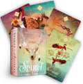 Three cards from 'The Spirit Animal Oracle' by Colette Baron-Reid on a white background