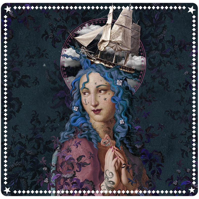 Saint Storm Tarot Mat