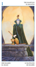 Tarot card titled 'The Magician 