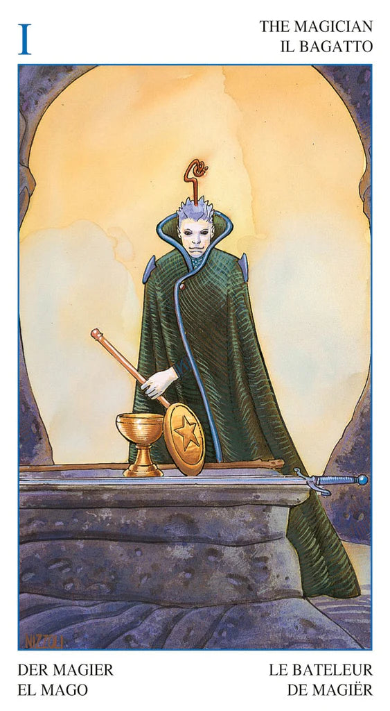 Tarot card titled 'The Magician 