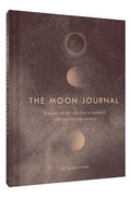 Book titled 'The Moon Journal' with celestial design on cover