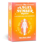 Box for 'The Angel Number Oracle' with an orange and pink gradient design.