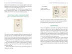 A printed page from a book or booklet showing card-reading instructions and examples, with text, small diagrams, and a card illustration on a white page.