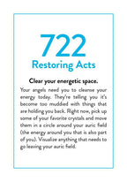Text message with number 722 and instructions on a white background