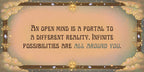 Decorative frame with motivational quote on a beige background