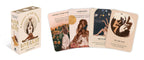 Set of tarot cards with a box labeled 'Love & Light' on a white background