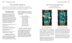 Page from a book or magazine featuring tarot cards with dragonflies and text on the Minor Arcana.