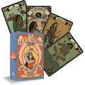 Sacred Sisterhood Tarot cards with box on a white background