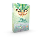 Box for 'The Herbal Healing Deck' with a dragonfly design on a white background