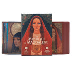 Book titled 'The Mystique of Magdalene' by Cherie Valentine Rose with artistic cover design.