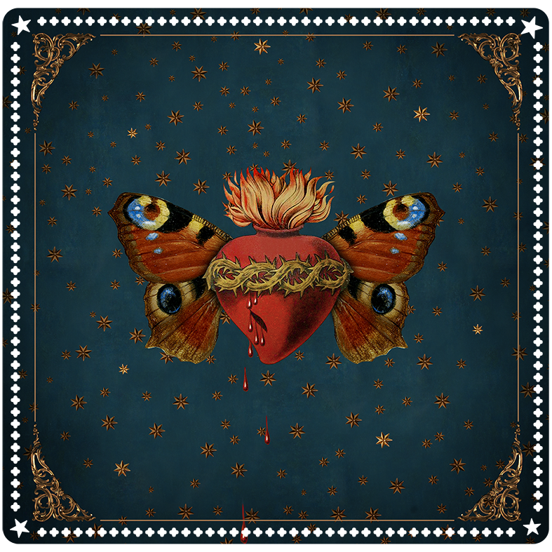 Sacred Butterfly Tarot Mat