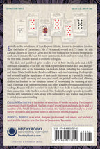 Back cover of a book titled 'Estellita' by Cailtis Matthews, featuring text and card images.
