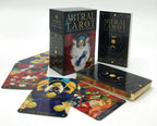 Astral Tarot card set with tarot cards and packaging on a white background