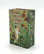 Box of 'Enchanted Forest Felines Tarot' with a cat illustration on a white background