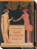 Cover of 'Amor et Psyche Oracle' by Georges Barbier featuring classical design with two nude figures.