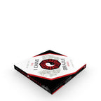 Hexagonal packaging of The I Ching Oracle on a white background
