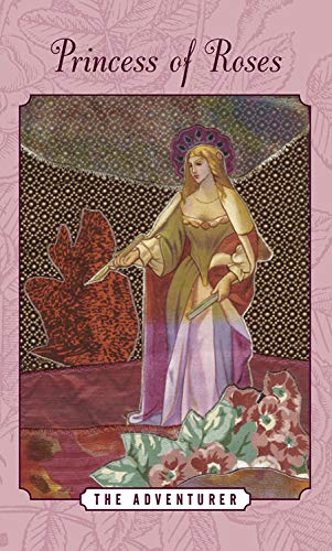 Card from 'Princess of Roses' featuring a princess in a regal setting with floral elements.
