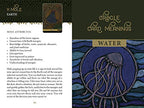 Card from a tarot deck with text and illustration, featuring the brand '11 Mole'.