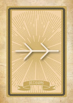 Decorative wall clock with 'Decisions' text on a beige background