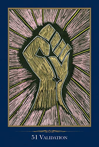 Artistic depiction of a raised fist with rays of light, labeled '51 Validation'.