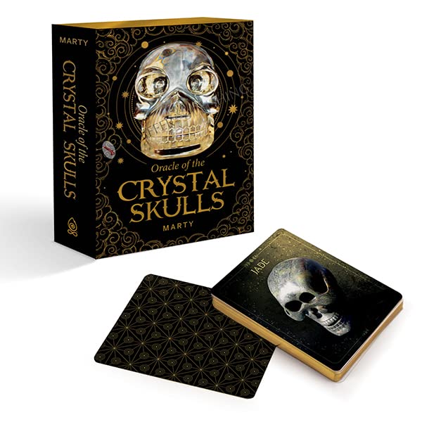 Oracle of the Crystal Skulls packaging with cards on a white background
