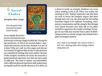 Sacral Chakra card from a tarot or oracle deck with text on a white background