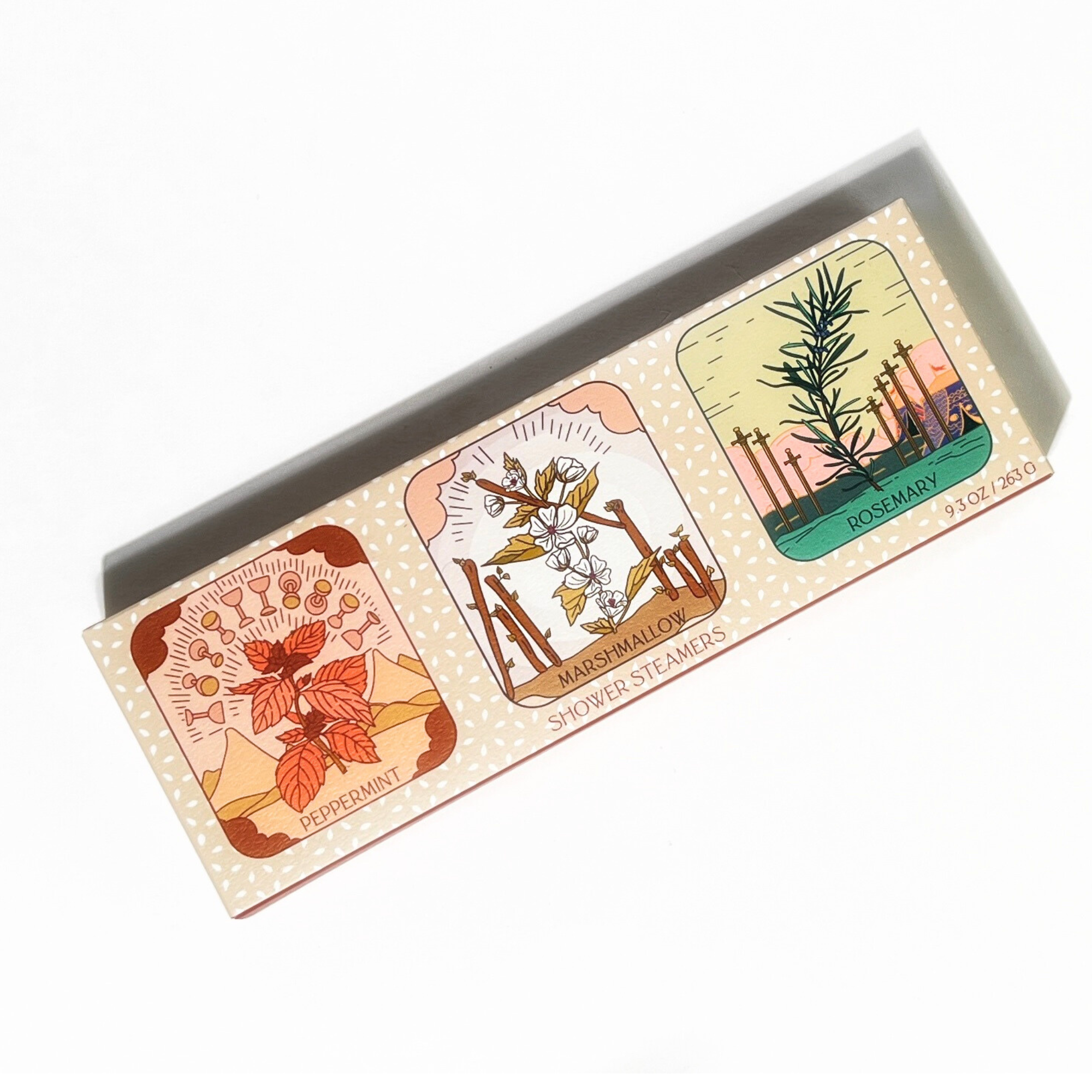 Soul Warmth Tarot Shower Steamer Set