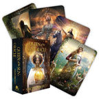 Queen of the Sun Oracle cards with a box on a white background