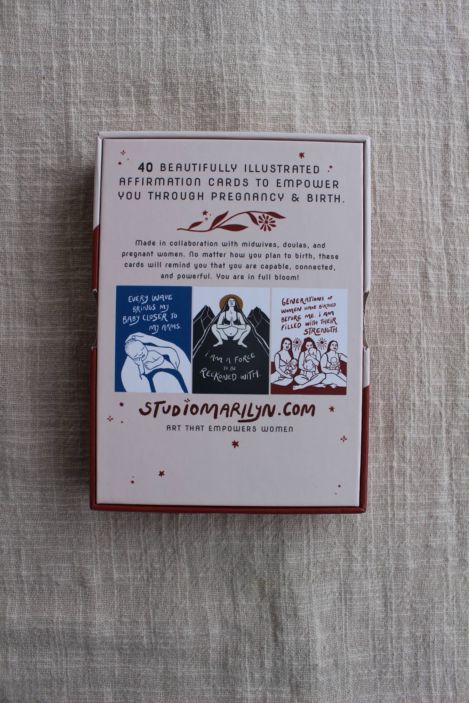 In Full Bloom Birth & Pregnancy Affirmation Deck