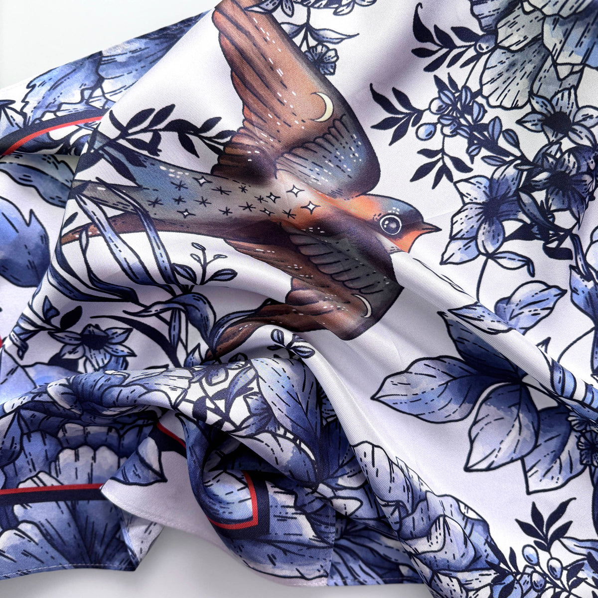 SILK COTTON SCARF | Swallow & Bloom
