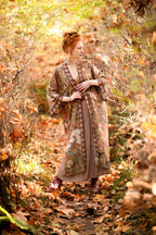 Dream Weaver Opera Duster Kimono Robe w/ Zodiac Signs