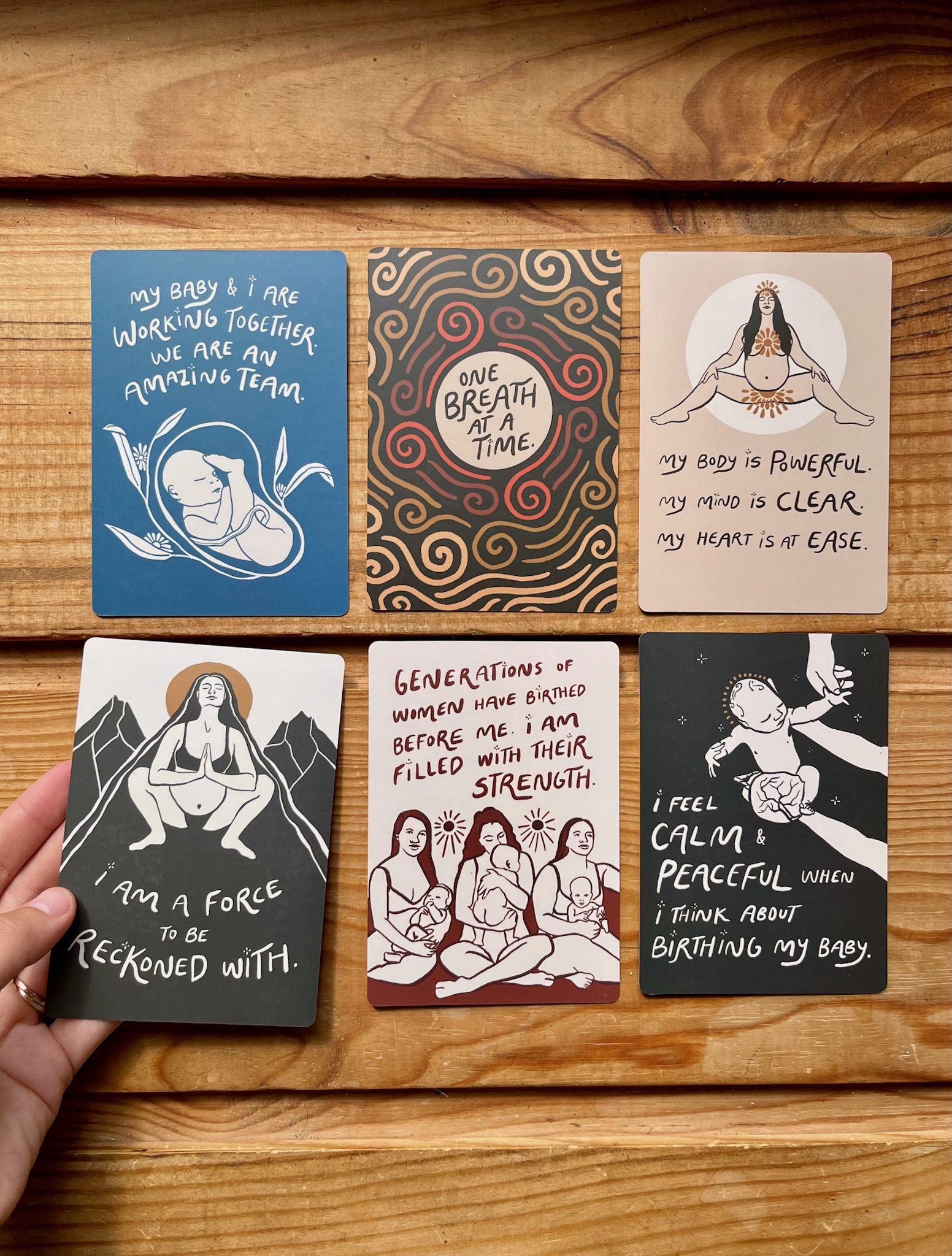In Full Bloom Birth & Pregnancy Affirmation Deck