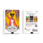 Modern Witch Tarot Deck packaging with colorful illustration on a white background