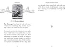 Page from an Oracle card book titled 'Relaxation' with text and an angel illustration.