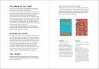 Open book showing pages about the Tarot with text and card images.