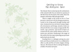 Introduction to The Animystic Tarot with text and floral design on a white background