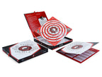 Draefle board game packaging with red and white design on a white background