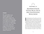 Devotional page with text on a gray and white background