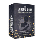 Box of 'The Shadow Work Self-Reflection Deck' with silhouette design and floral elements.