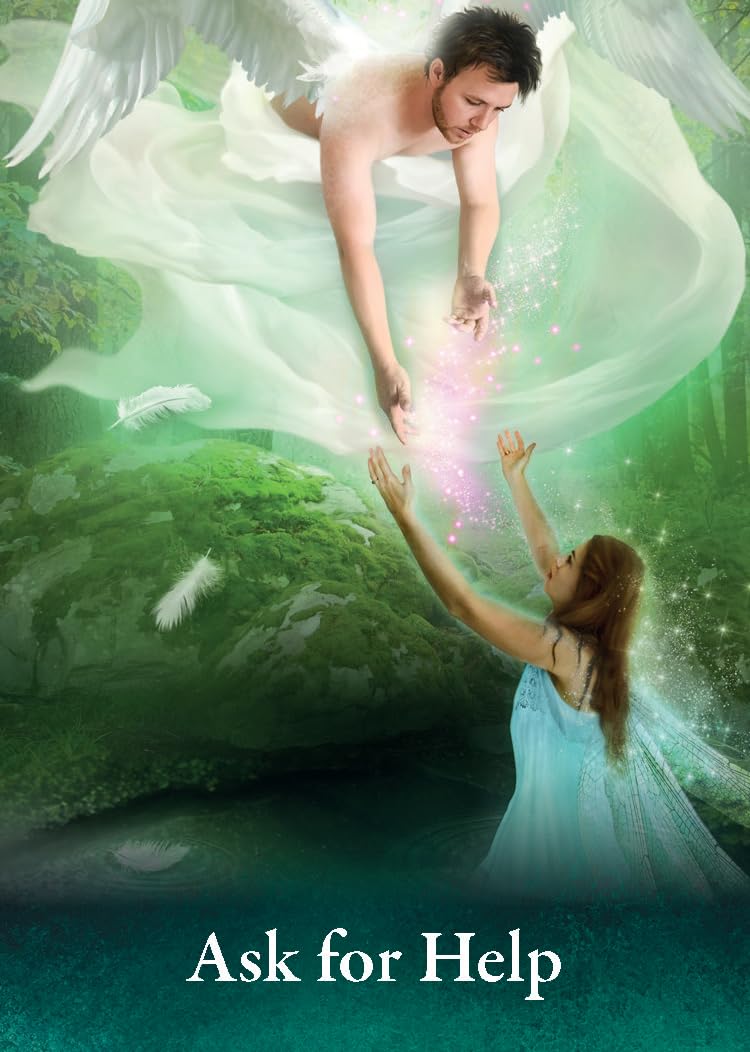 Fairy Card with text that says 'Ask for Help'